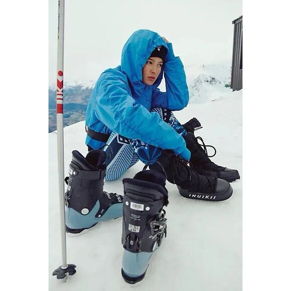 Free People Movement NWT Powder Vixen Jacket Medium Light Cobalt - Picture 2 of 6